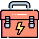 construction and tools,tools,electricity,repair,thunderbolt,maintenance,tool box